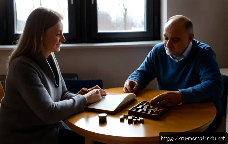 Home 17 정신건강 분야 이론과 실무의 연계성 - Photorealistic mental health consultation in a welcoming Russian community clinic, a compassionate m...
